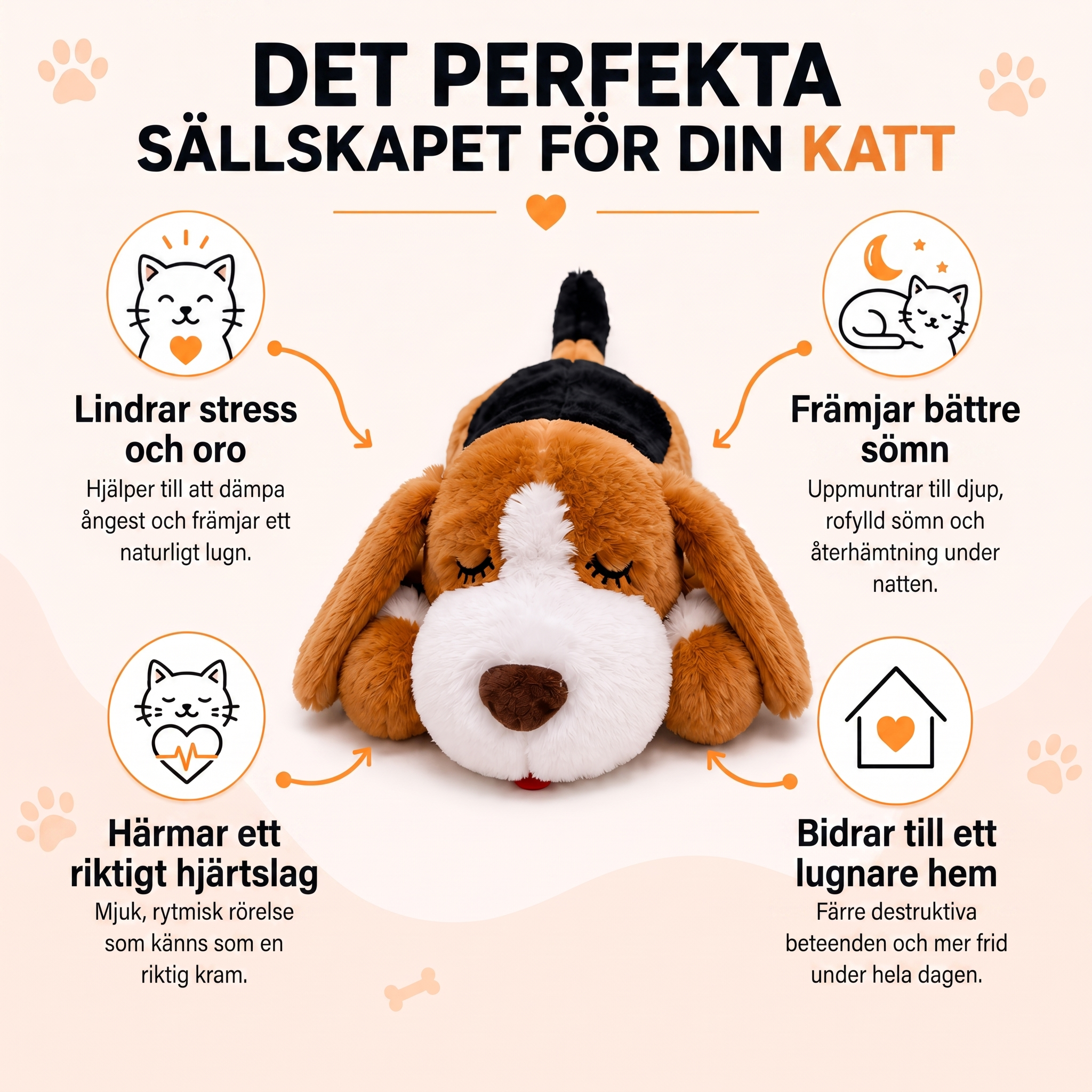 TryggTass - Lugnande Mjukisdjur För Katter